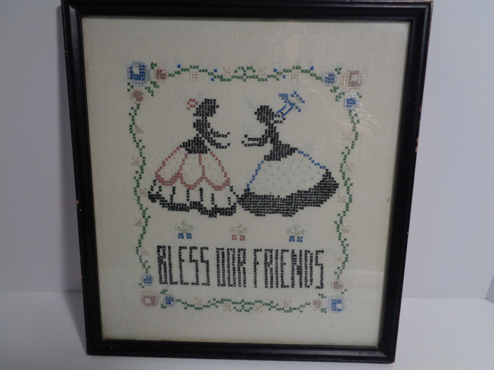 Vintage Cross Stitch Sampler (1 of 2)