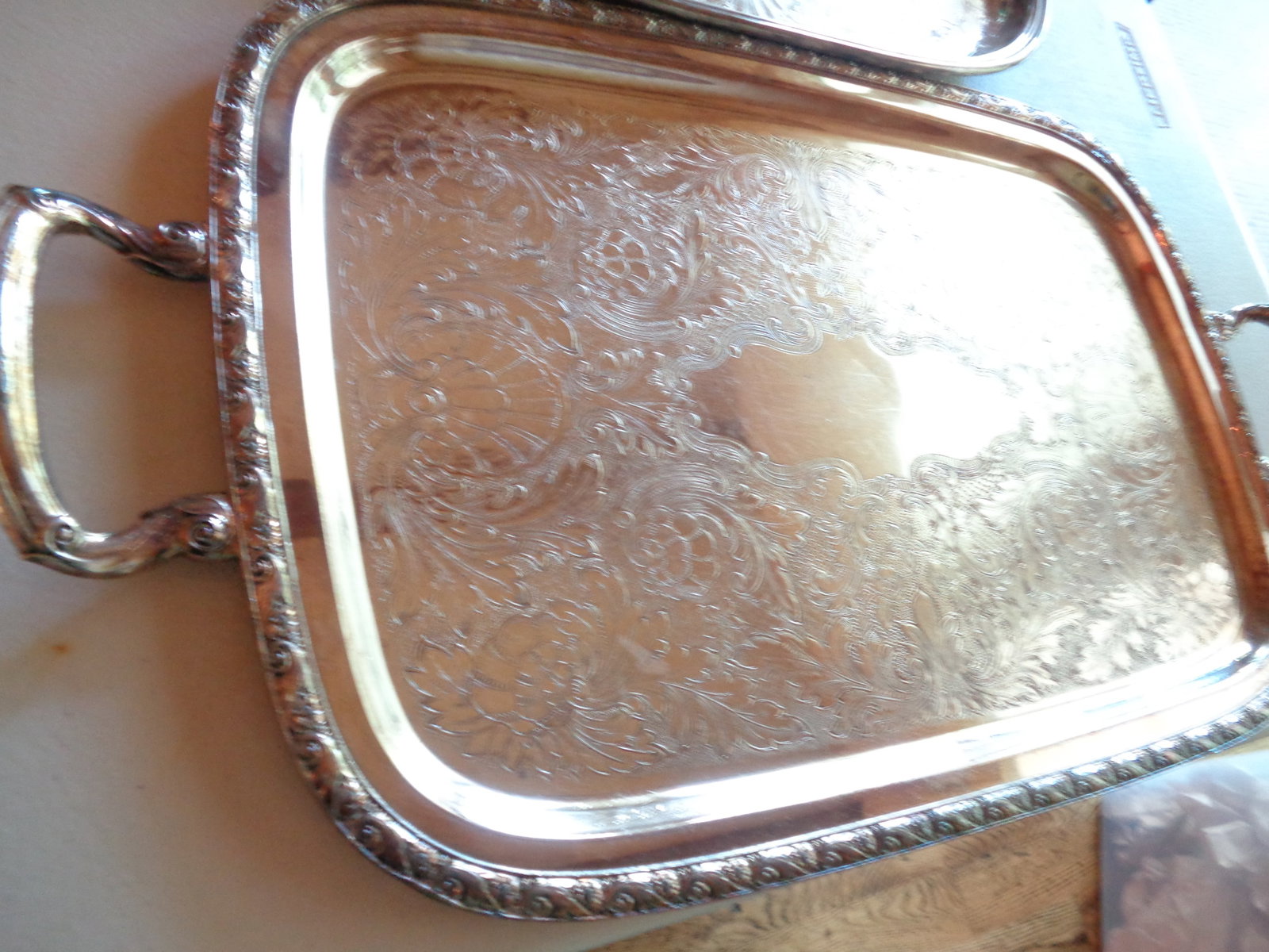 Silver Plate Trays - 2