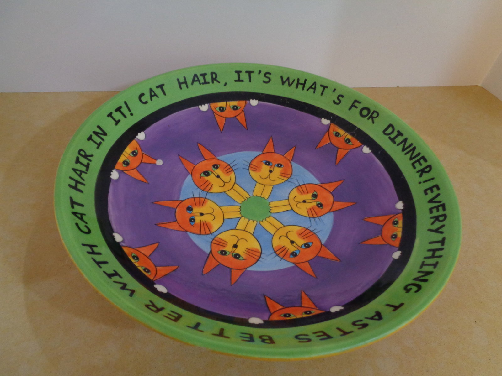 Large bowl Cats Design: 11 inches