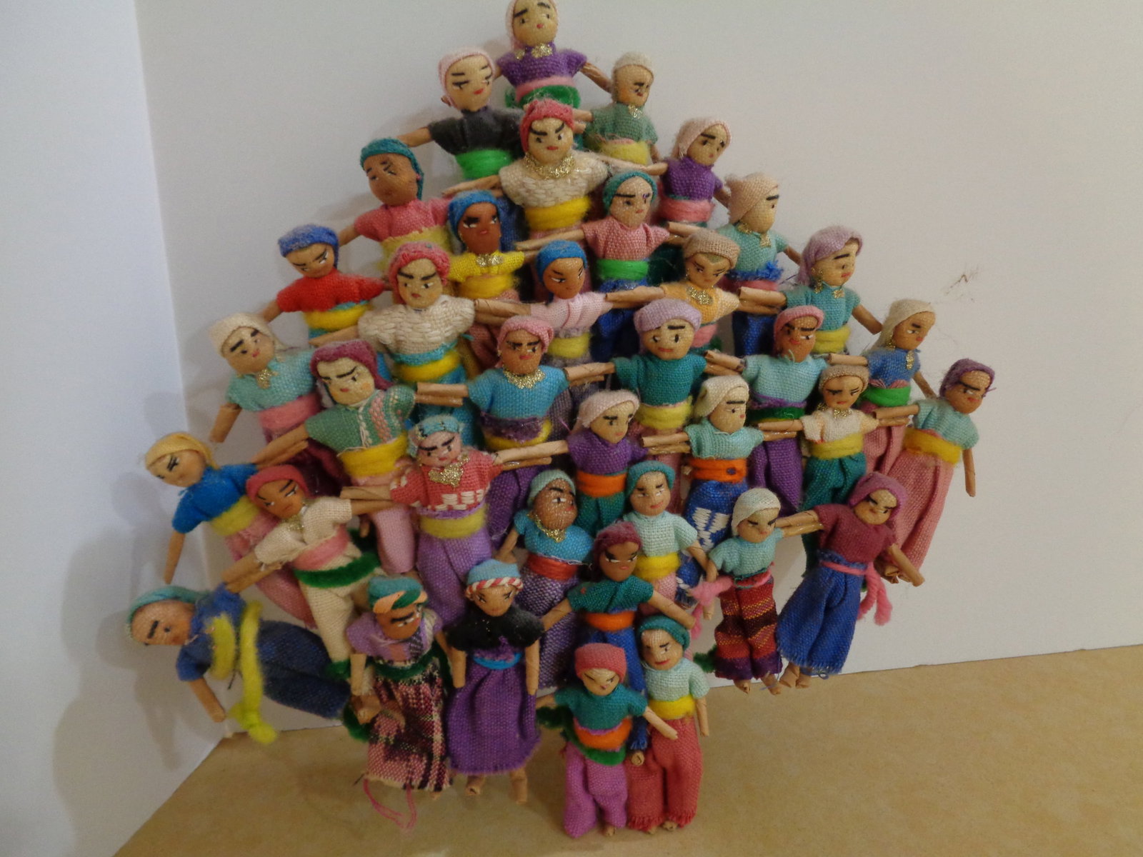 Hand Made Worry Dolls/Trouble dolls: all 1 piece