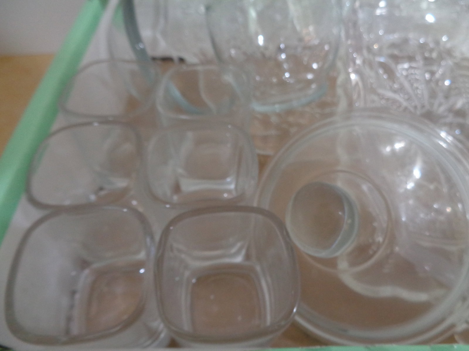 Box Lot Assorted Glassware - 2