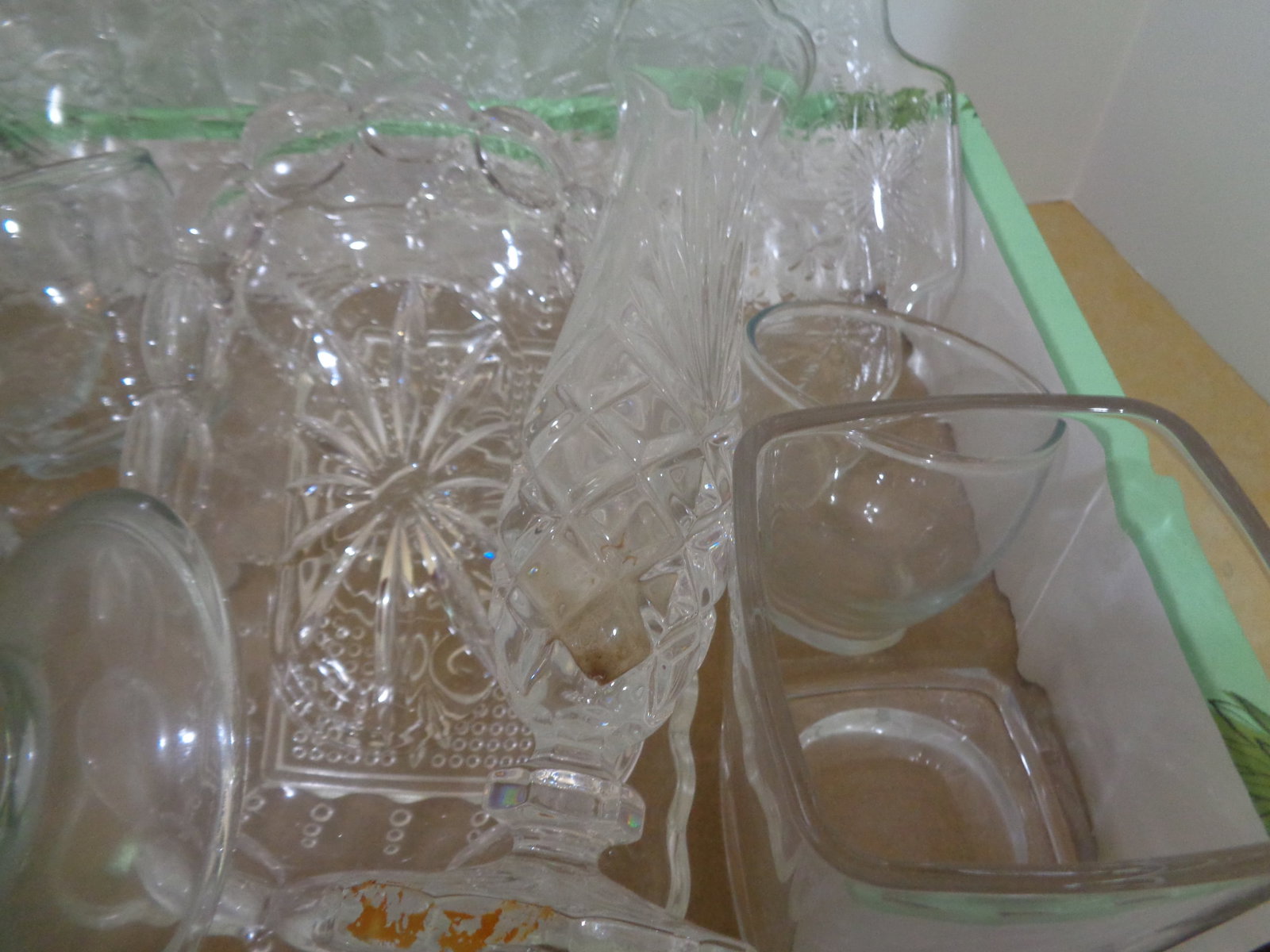 Box Lot Assorted Glassware - 4
