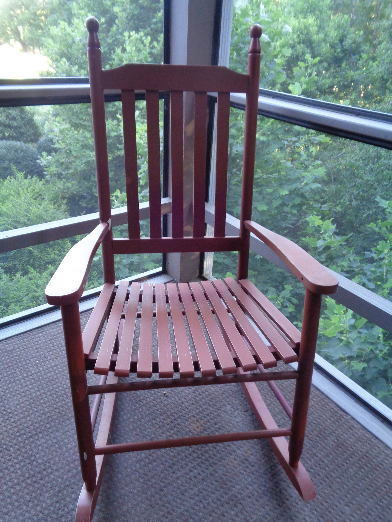 Porch Rocking Chair: some paint loss , matches #167