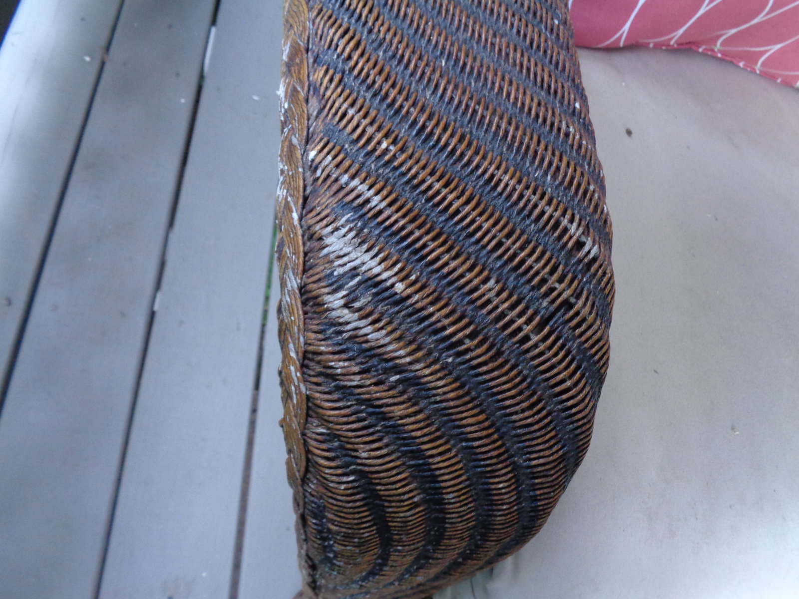 Plastic Wicker Weave Sofa - 4