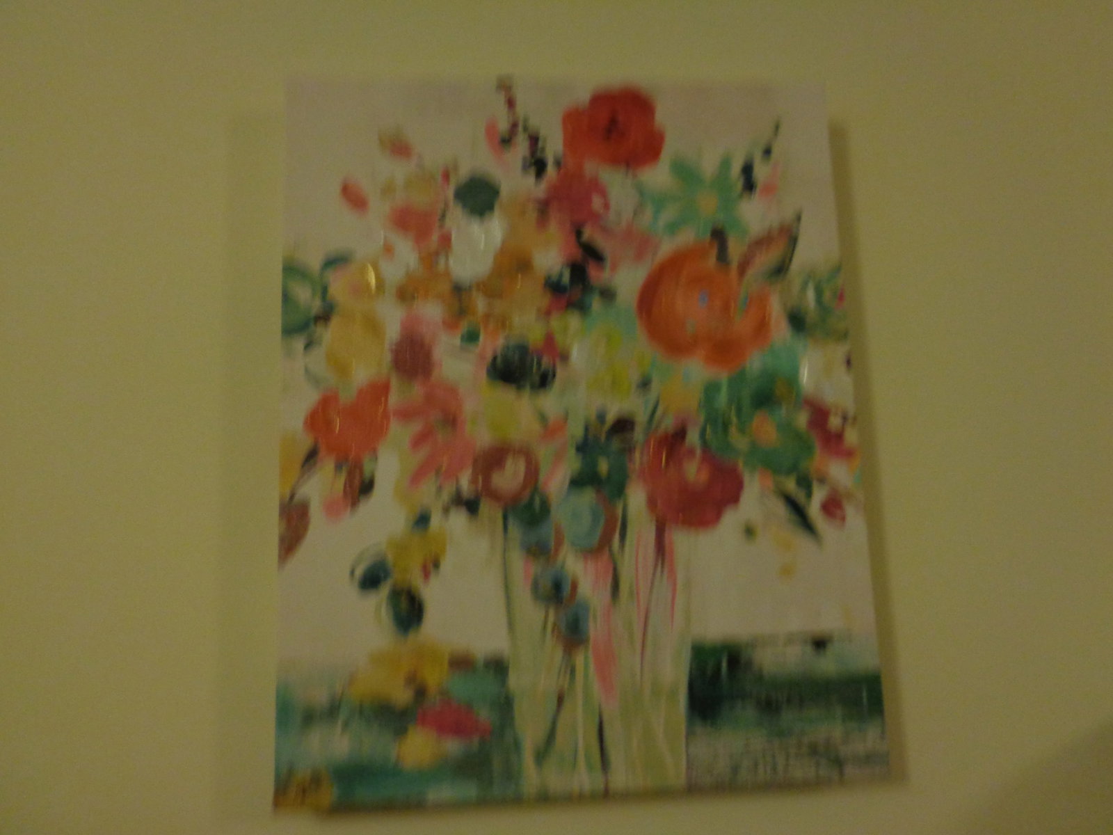 Floral On Canvas: 16x20 inches