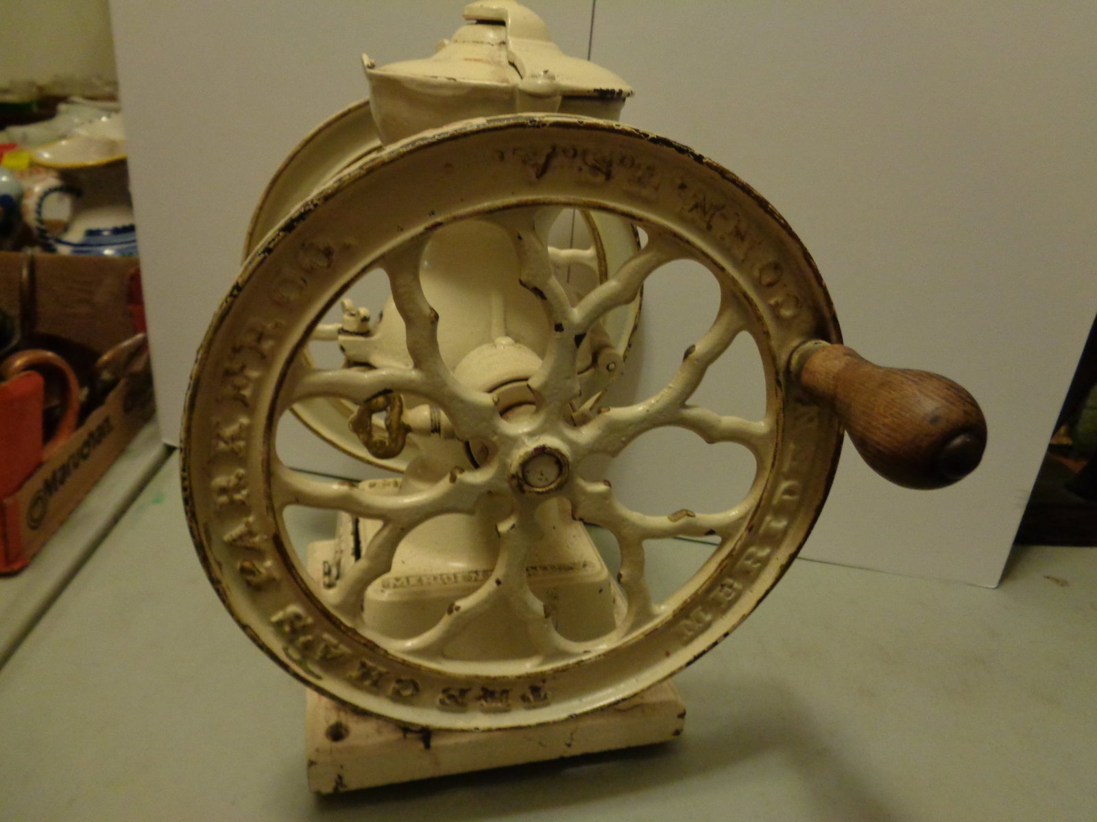 Antique Style Cast Iron Hand Crank Coffee Mill Grinder NO.200 - 4