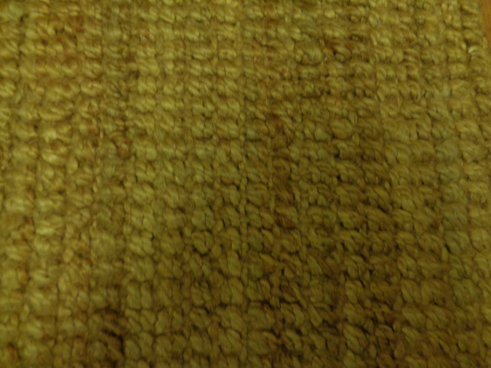 Natural Jute Rug: 11ft 9 inches x 8 ft 6 inches , some wear, some pulls see photos