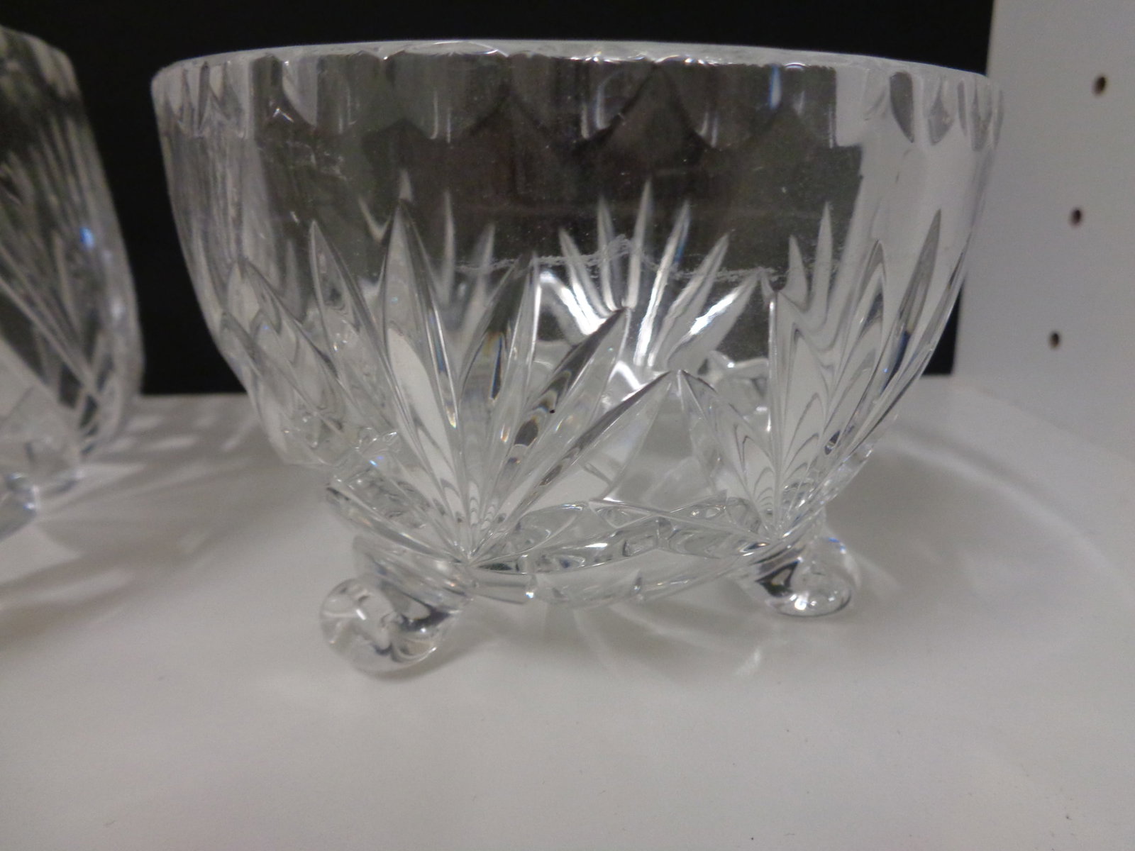 Cut Crystal Serving Bowl & Footed Serving Bowl - 3