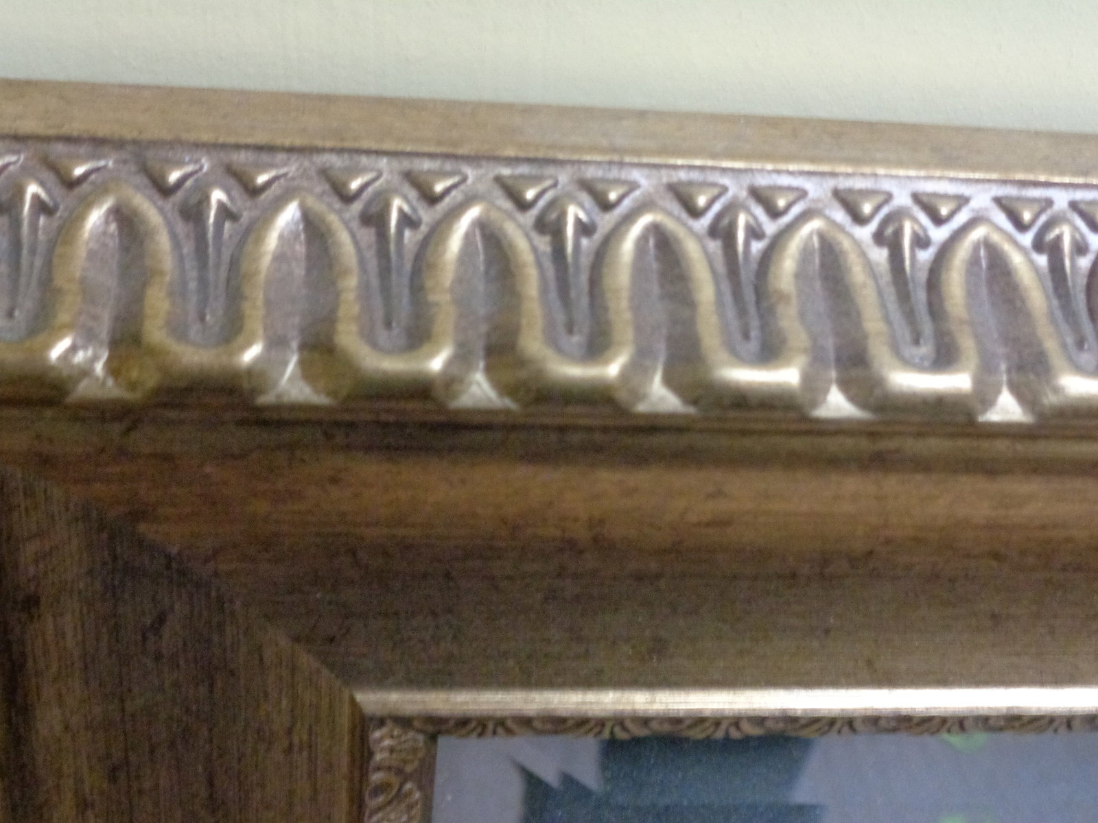 Gold framed mirror - 2