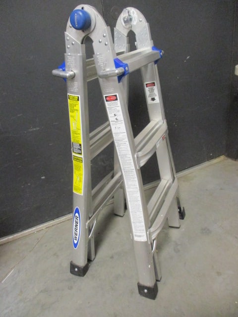 Werner Folding Ladder (300 LB Capacity) - 2