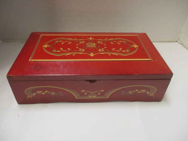 Hand Decorated Wood Jewelry Box (1 of 10)