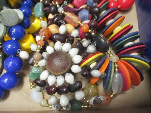 Grouping of Colorful Beaded Necklaces - 5