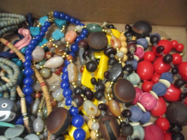 Grouping of Colorful Beaded Necklaces - 6