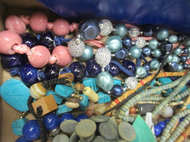 Grouping of Colorful Beaded Necklaces - 8