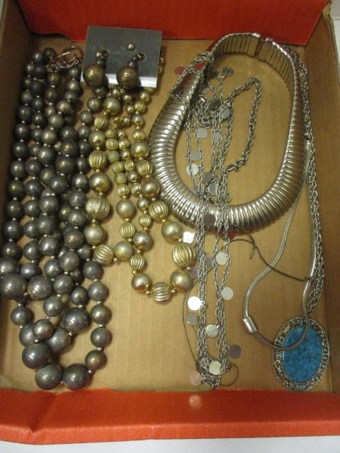 Silver Tone Fashion Jewelry Necklaces: see pictures and preview for styles