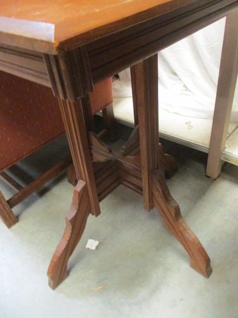 Vintage Victorian Eastlake Style Side Table - 7