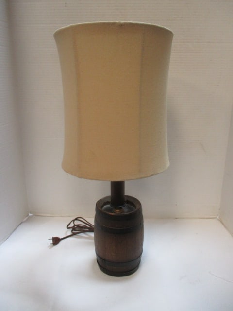 Retro "Banded Barrel" Form Lamp (1 of 9)