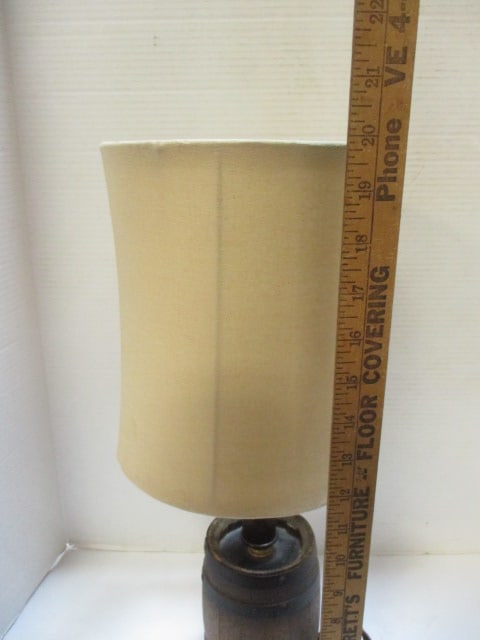 Retro "Banded Barrel" Form Lamp - 9