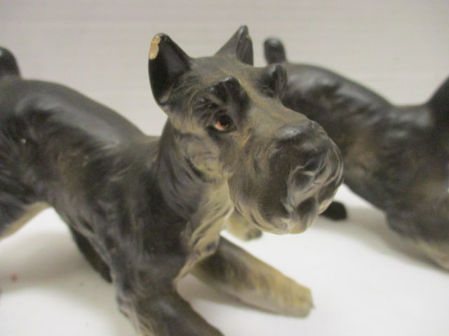 Two Porcelain Schnauzer Figurines - 2