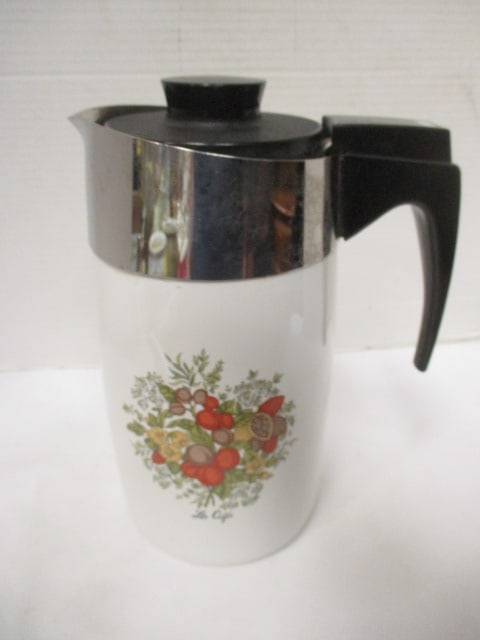 Corning "Spice of Life" 10 Cup Percolator Coffee Pot - 4