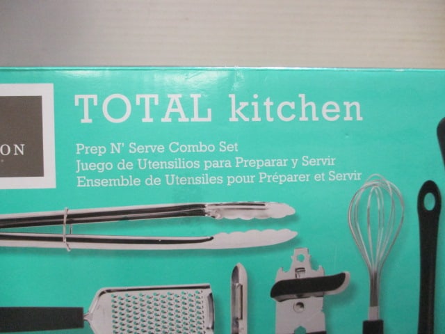 New Old Stock Gibson Home Total Kitchen 20 Piece Prep N' Serve Combo Utensil Set, - 2