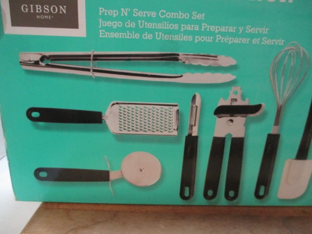 New Old Stock Gibson Home Total Kitchen 20 Piece Prep N' Serve Combo Utensil Set, - 4