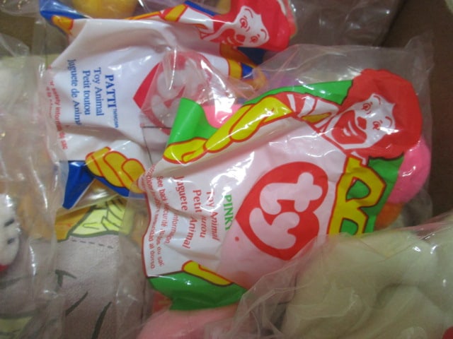 Grouping of 1996 McDonald's Ty Beanie Baby Happy Meal Toys and Two Walt Disney - 9