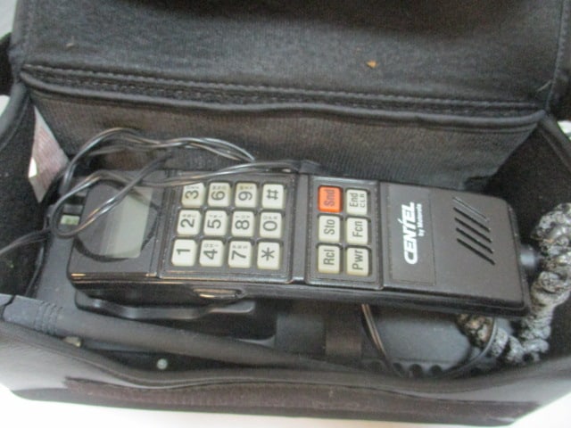 Old School Cellular Devises-Centel by Motorola Bag Phone, Cingular Nokia Cell Phone and - 2