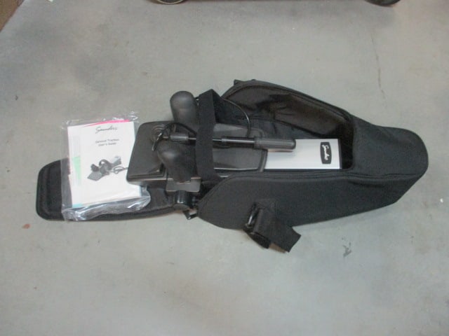 Saunders Cervical Traction Therapeutic Device: has carry bag and instructions