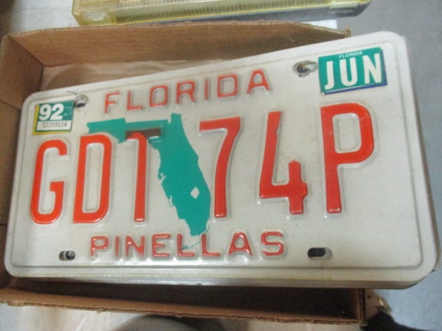Florida and South Carolina License Plates (1 of 4)