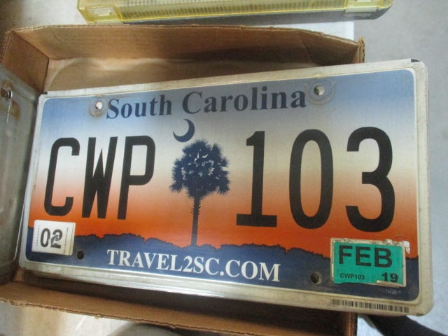Florida and South Carolina License Plates - 2