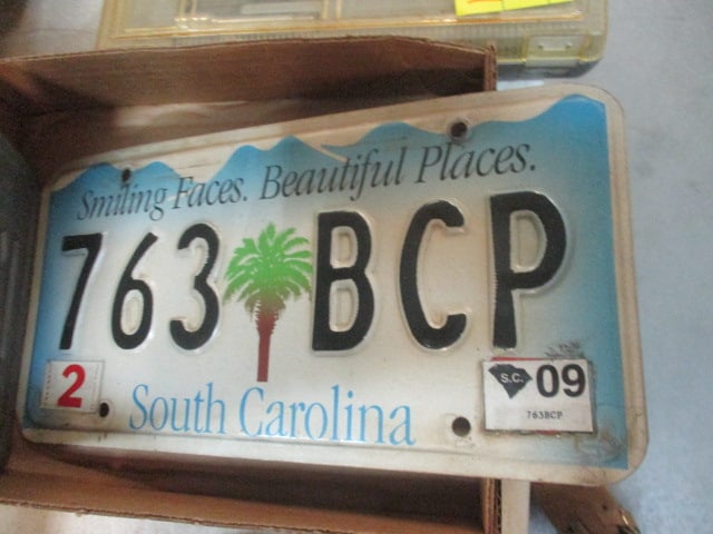 Florida and South Carolina License Plates - 4