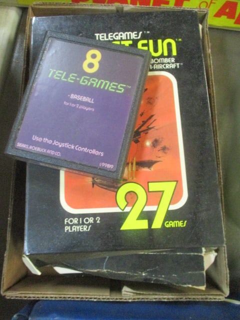 Five 1970's Sears, Roebuck Co. Telegames Game Cartridges (1 of 6)