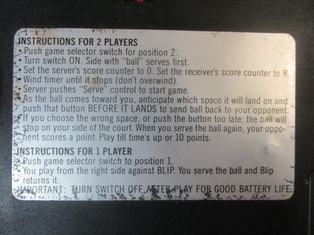 1977 Tomy "Blip The Digital Game" Handheld Game and 1978 "Mattel Electronics Basketball" - 5