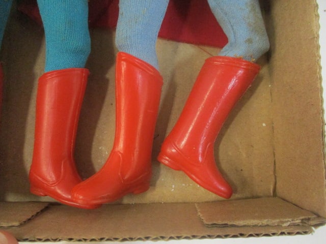 1973 MCG Jointed "Captain America" and "Super-Man" Jointed Action Figures - 4