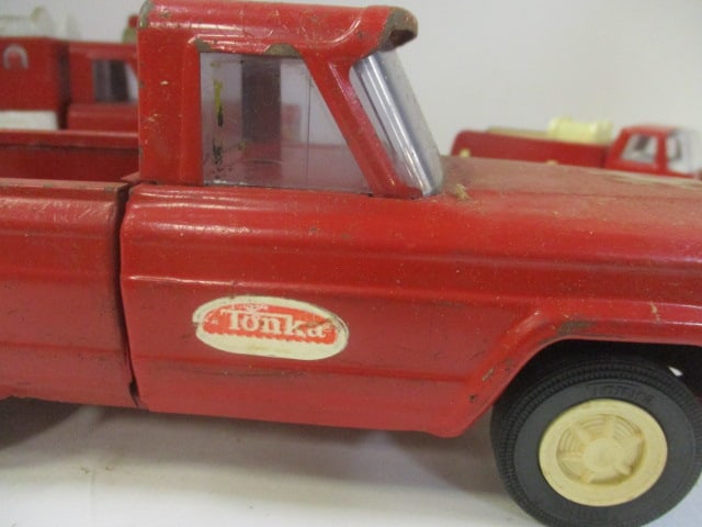 Three Vintage Tonka Metal Trucks - 3