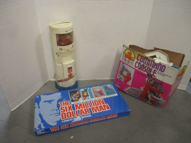 1975 Parker Brothers "The Six Million Dollar Man" Board Game, 1970's "Six Million Dollar Man (1 of 12)