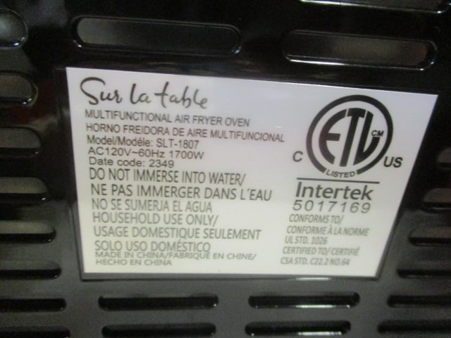 Sur la Table Multifunctional Air Fryer Oven - 4