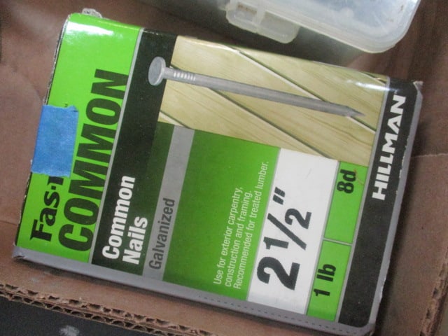 Grouping of Nails and Fasteners - 3
