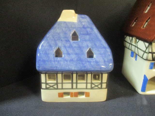 Ursula Ley's Lichthaus West German Collector Pottery Houses - 2