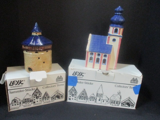 Leyk Lichthauser German Collector Pottery Houses (1 of 6)