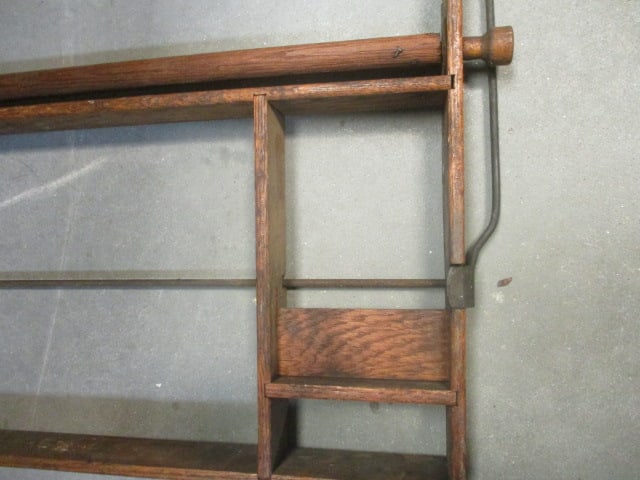 Antique Wall Mounted Kitchen Organizer Towel Rack - 2
