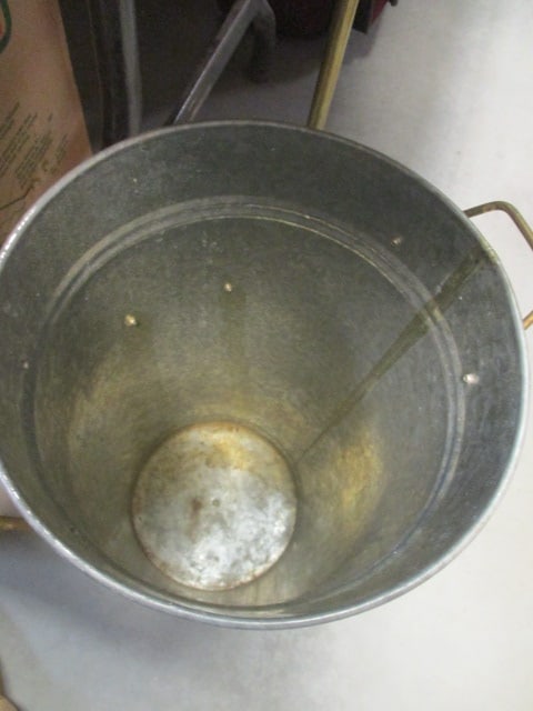 Garden Collection Galvanized Pail Umbrella Stand - 2