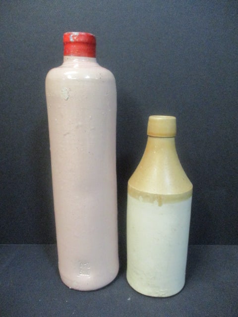 Two Vintage Stoneware Cider/Beer Bottles (1 of 6)