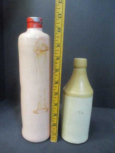Two Vintage Stoneware Cider/Beer Bottles - 6