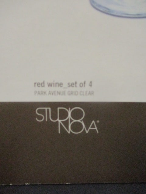 Studio Nova "Truck" 4 Piece Set of Red Wine Glasses in Original Box - 2