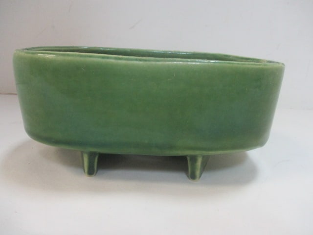 Vintage McCoy Green Glazed Planter (1 of 4)