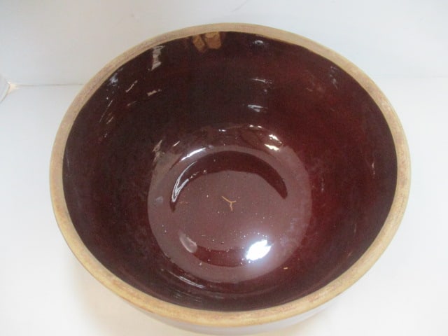 Brown Glazed USA Pottery Oven Proof Covered Bowl - 3