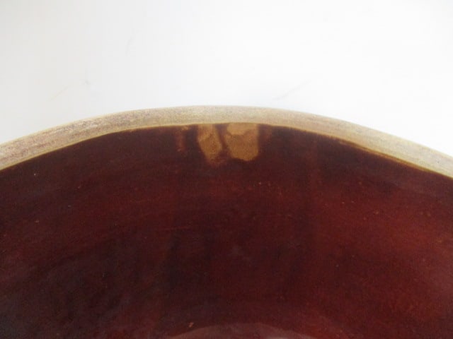 Brown Glazed USA Pottery Oven Proof Covered Bowl - 4