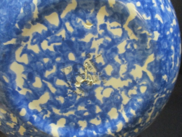 Stangl Pottery Spongeware Mixing Bowl - 3